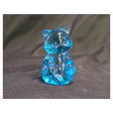 Fenton Ice Blue Bear Figurine 5251-L9 Year 2000
