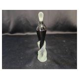 Murano-Style Glass Perfume Bottle - Swirled