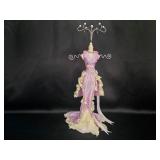 Purple Dress Mannequin Jewelry Holder - Wire