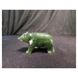 Canadian Nephrite Jade Bear Carving - Small