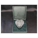 Authentic Gucci Crystal Heart - Ribbed Design