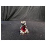 Christofle France Silver-Plated Teddy Bear