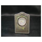 R Carr England Clock - Sterling Silver