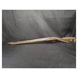 Rare 18th Century Flintlock Rifle - Inlaid