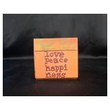 Mudd Love Peace Happiness Watch in Box