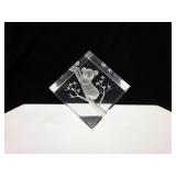 Clear Crystal Figurine - Koala Laser Etched 3D