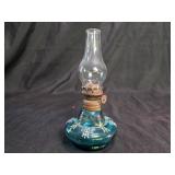 Miniature Oil Lamp - Lefton Holly and Berry