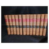 Defoe's Works - 12 Leather-Bound Volumes
