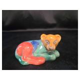 South Africa Handmade Reclining Leopard Figure