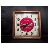 Vintage 1940s Drink Coca-Cola in Bottles Clock