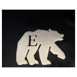 Bear-Shaped Marble Figurine with Cutout E
