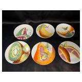 Philippe Deshoulieres Fruits Exotiques Plates 6