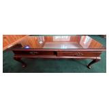 Ethan Allen Cherry Queen Anne Coffee Table