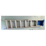 Werner 6ft Aluminum Step Ladder Pail Shelf