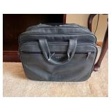 Dilana Leather Rolling Laptop Briefcase CSS