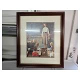 Rockwell Happy Birthday Miss Jones Framed Print
