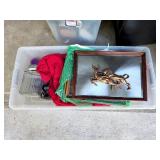 Lion Plaque Corot Print Estate Decor Lot