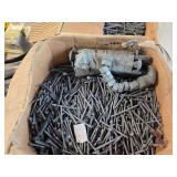 Nails Galvanized Bolts Nuts Washers Lot