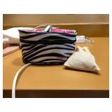 Conair Travel Hot Rollers Set Zebra Case
