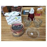 Princess House Lead Crystal Lot Ceramic Coasters