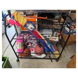 Sports Lot Wilson Spalding Balls Rack Umbrella