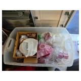 Holiday Glassware Lot Pavillion Leaf Bowls