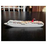 Carnival Fantasy Die-Cast Cruise Ship Model