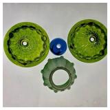 Vintage Glass Lamp Parts and Bobeches