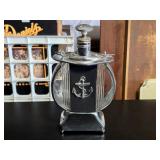 Vintage Amber Glass Musical Decanter