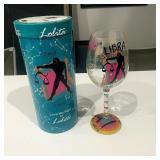 Lolita Love My Sign Libra Wine Glass with Box