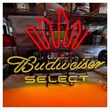 Budweiser Select Neon Tech Sign