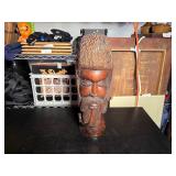 Group of Carved Wooden Busts