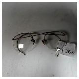 Vintage Gold-Tone Rimless Eyeglasses