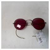 Vintage Round Metal Wire Sunglasses