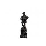 Lenz Bronze Goose Man Sculpture