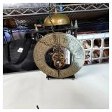 Vintage Style Brass Skeleton Lantern Clock
