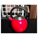 Copco Red Enamel on Steel Tea Kettle