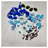 Assorted Colored Glass Chandelier Prisms