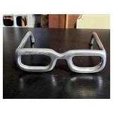 Cast Metal Eyeglasses Sculpture