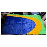 Vintage Coleman Flannel-Lined Sleeping Bag