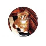 Crestley Kitten On The Keys Plate 1993