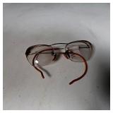 Vintage Gold Tone Wire Frame Eyeglasses