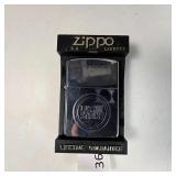 Zippo Lucky Strike Chrome Lighter with Case