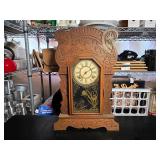 Sessions Carved Wood Mantel Clock
