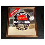 Bass Barbican Framed Advertising Mirror