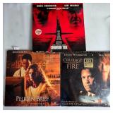 Lot of Denzel Washington Laserdiscs