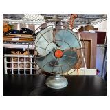 Vintage Diehl Metal Oscillating Desk Fan