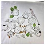 Vintage Glass Chandelier Parts and Drops
