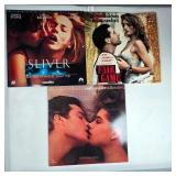 Sliver & Fair Game LaserDiscs & Endless Love LP
