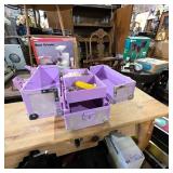 Purple Jewelry Box & Costume Jewelry